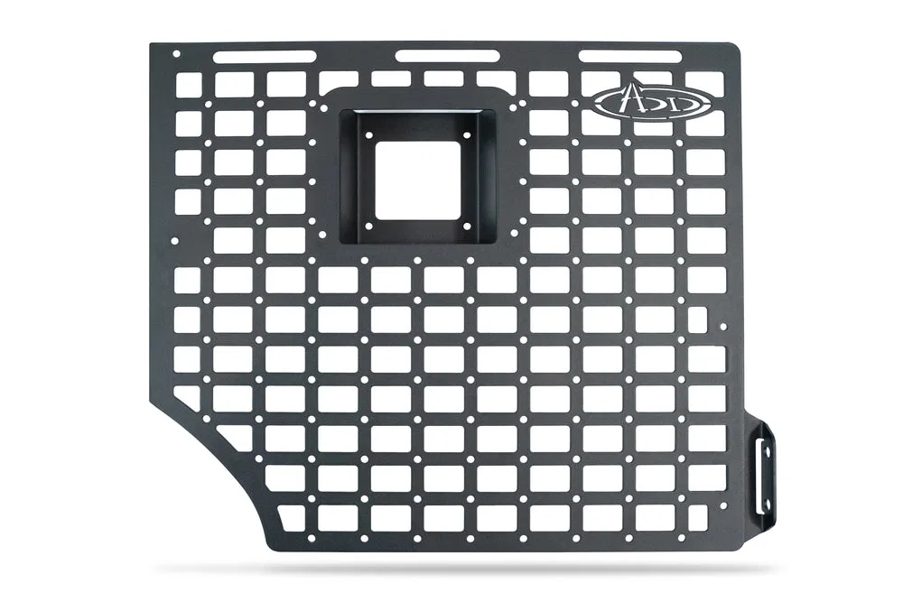 AC1904101NA – A.DESERT DES Molle Cargo Panel, Bed Mount Passenger Rear Bolt-On Flush Mount Powder Coated Hammer Black...